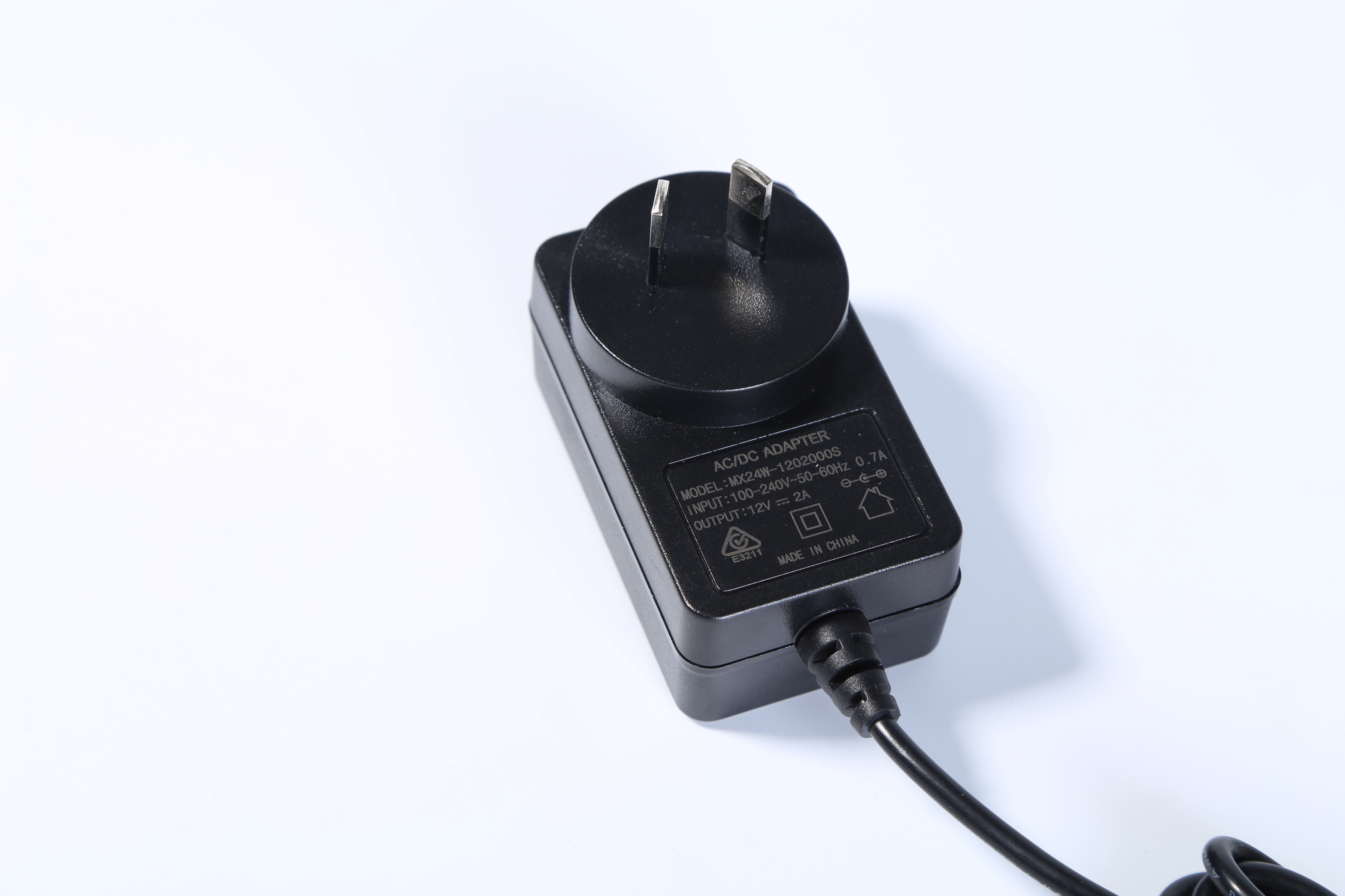 MX24w-2401000型號(hào)24v1a澳大利亞電源適配器 SAA認(rèn)證