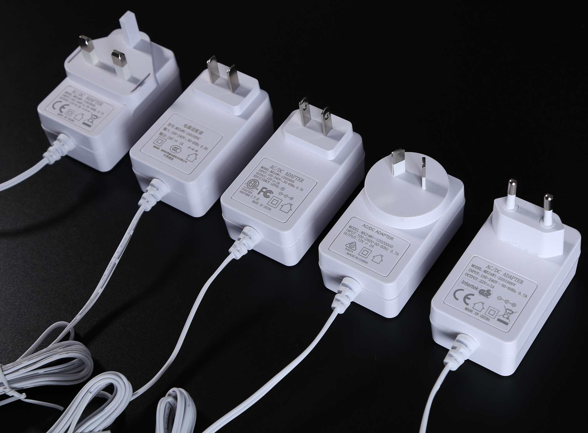 24V1A電源適配器過(guò)UL1310認(rèn)證 24V1A筋膜槍充電器CE GS PSE BSMI SAA RCM CQC認(rèn)證